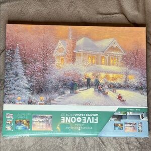 Thomas Kinkade Winter Wonderland Canvas in Warm Hues